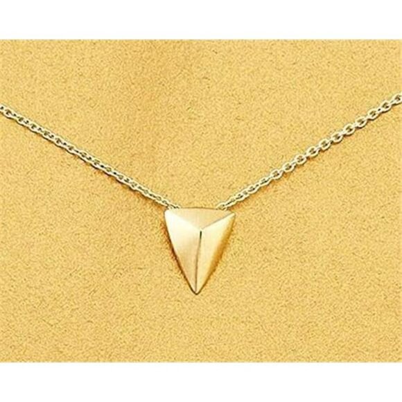 Triangle Pendant Necklace – “You Are Mighty” Empowerment Jewelry Minimalist - Picture 4 of 6